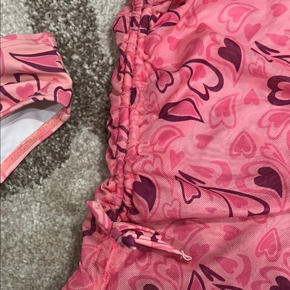 Pink Heart Patterned Bikini Set - Picture 3 of 10